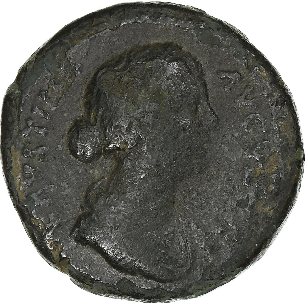 Faustina II, Sestertius, 161-176, Rome, Bronze, F(12-15), RIC:1667