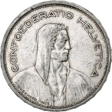 Switzerland, 5 Francs, Herdsman, 1933, Bern, Silver, VF(20-25), KM:40