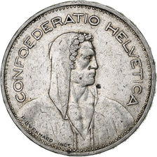 Switzerland, 5 Francs, Herdsman, 1933, Bern, Silver, VF(20-25), KM:40