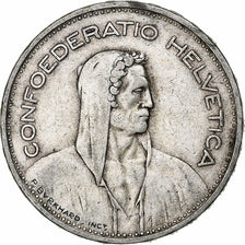 Switzerland, 5 Francs, Herdsman, 1933, Bern, Silver, VF(20-25), KM:40