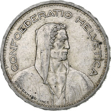 Switzerland, 5 Francs, Herdsman, 1933, Bern, Silver, VF(30-35), KM:40