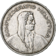 Switzerland, 5 Francs, Herdsman, 1933, Bern, Silver, VF(30-35), KM:40