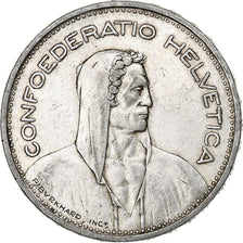 Schweiz, 5 Francs, Herdsman, 1933, Bern, Silber, S+, KM:40