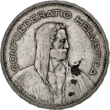 Schweiz, 5 Francs, Herdsman, 1933, Bern, Silber, S, KM:40