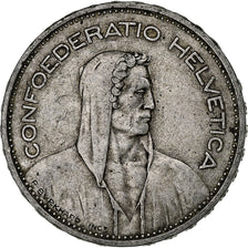 Switzerland, 5 Francs, Herdsman, 1933, Bern, Silver, VF(20-25), KM:40