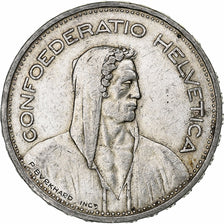 Switzerland, 5 Francs, Herdsman, 1933, Bern, Silver, VF(30-35), KM:40