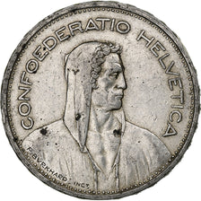 Szwajcaria, 5 Francs, Herdsman, 1933, Bern, Srebro, EF(40-45), KM:40