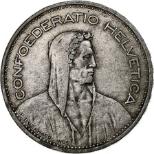 Switzerland, 5 Francs, Herdsman, 1935, Bern, Silver, VF(20-25), KM:40
