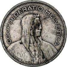 Switzerland, 5 Francs, Herdsman, 1935, Bern, Silver, VF(20-25), KM:40