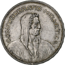 Switzerland, 5 Francs, Herdsman, 1935, Bern, Silver, VF(20-25), KM:40