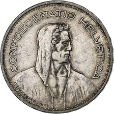 Switzerland, 5 Francs, Herdsman, 1935, Bern, Silver, VF(30-35), KM:40