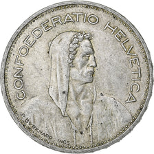 Switzerland, 5 Francs, Herdsman, 1935, Bern, Silver, EF(40-45), KM:40