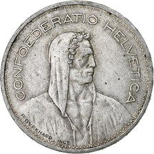 Switzerland, 5 Francs, Herdsman, 1935, Bern, Silver, EF(40-45), KM:40