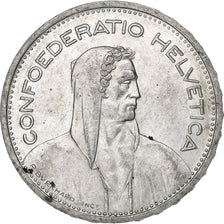 Switzerland, 5 Francs, Herdsman, 1953, Bern, Silver, VF(30-35), KM:40