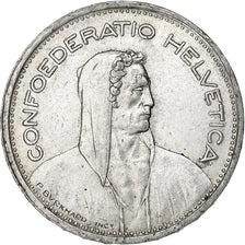 Switzerland, 5 Francs, Herdsman, 1953, Bern, Silver, VF(30-35), KM:40