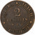 France, 2 Centimes, Cérès, 1887, Paris, Bronze, TB, Gadoury:105