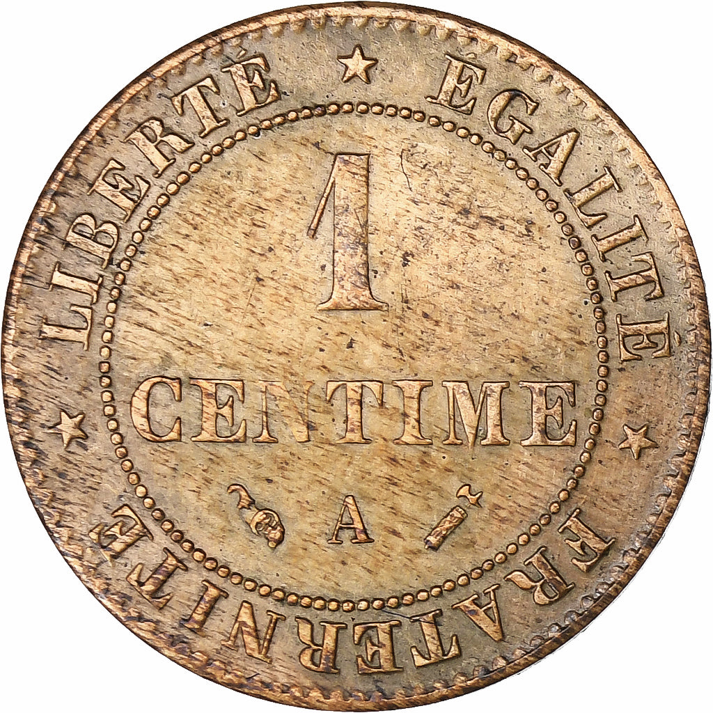 Francja, Centime, Cérès, 1895, Paris, Brązowy, VF(20-25), Gadoury:88