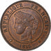 Francia, 2 Centimes, Cérès, 1895, Paris, Bronce, MBC+, Gadoury:105