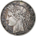 France, Franc, Cérès, 1887, Paris, Silver, VF(20-25), Gadoury:465a