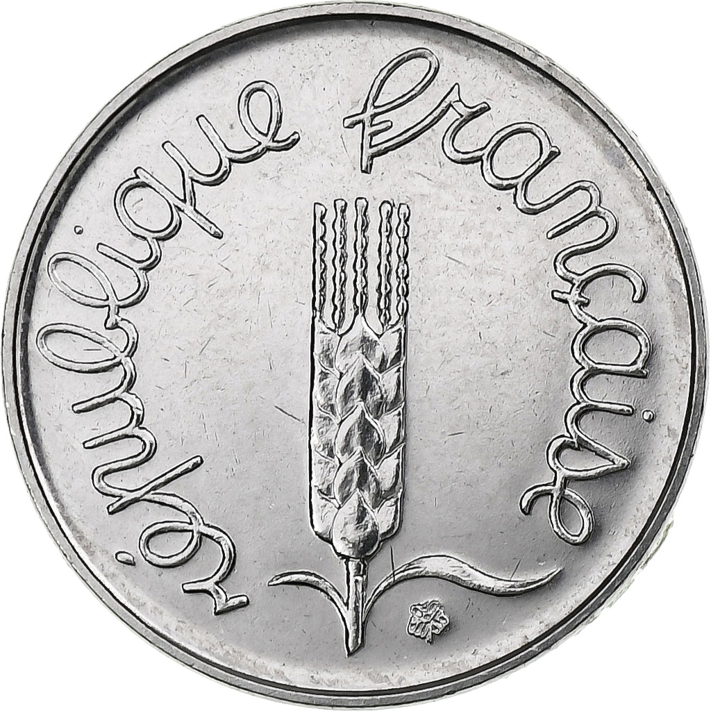 Francja, Centime, 1990, Pessac, Stal nierdzewna, MS(63), Gadoury:91