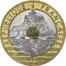 Francia, 20 Francs, Mont Saint Michel, 2001, Pessac, Bimetallico, SPL