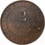 France, 2 Centimes, Cérès, 1896, Paris, Bronze, TB+, Gadoury:105