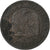 Francia, Napoleon III, 2 Centimes, 1854, Lyon, Bronzo, MB+, Gadoury:103