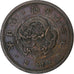 Japan, Mutsuhito, 2 Sen, 1880, Bronze, VF(30-35), KM:18.2