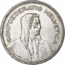 Switzerland, 5 Francs, Herdsman, 1954, Bern, Silver, VF(30-35), KM:40