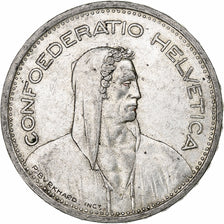 Switzerland, 5 Francs, Herdsman, 1954, Bern, Silver, EF(40-45), KM:40