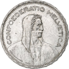 Switzerland, 5 Francs, Herdsman, 1954, Bern, Silver, EF(40-45), KM:40