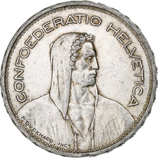 Switzerland, 5 Francs, Herdsman, 1940, Bern, Silver, VF(30-35), KM:40