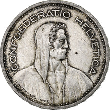 Switzerland, 5 Francs, Herdsman, 1939, Bern, Silver, VF(30-35), KM:40