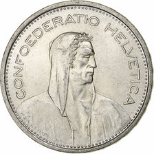 Switzerland, 5 Francs, Herdsman, 1966, Bern, Silver, AU(50-53), KM:40