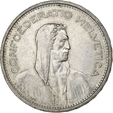 Svizzera, 5 Francs, Herdsman, 1966, Bern, Argento, BB+, KM:40