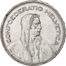 Switzerland, 5 Francs, Herdsman, 1952, Bern, Silver, VF(30-35), KM:40
