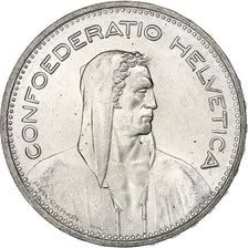 Switzerland, 5 Francs, Herdsman, 1965, Bern, Silver, AU(55-58), KM:40