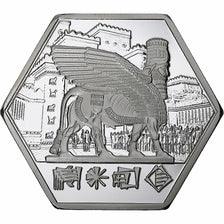 Iraq, 3 Shekel, Babylon, 2023, Silver plated copper-nickel, MS(65-70)