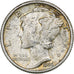 États-Unis, Dime, Mercury Dime, 1926, Philadelphie, Argent, TTB+, KM:140