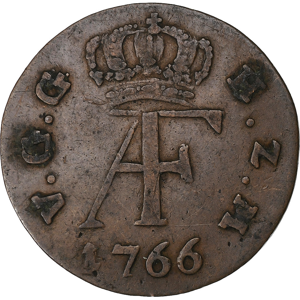 German States, MECKLENBURG-STRELITZ, Adolph Friedrich IV, 3 Pfennig, 1766