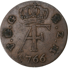 German States, MECKLENBURG-STRELITZ, Adolph Friedrich IV, 3 Pfennig, 1766