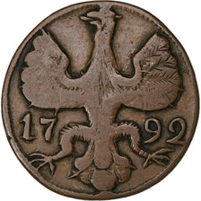 Stati tedeschi, City of Aachen, 12 Heller, 1792, Bronzo, MB, KM:51