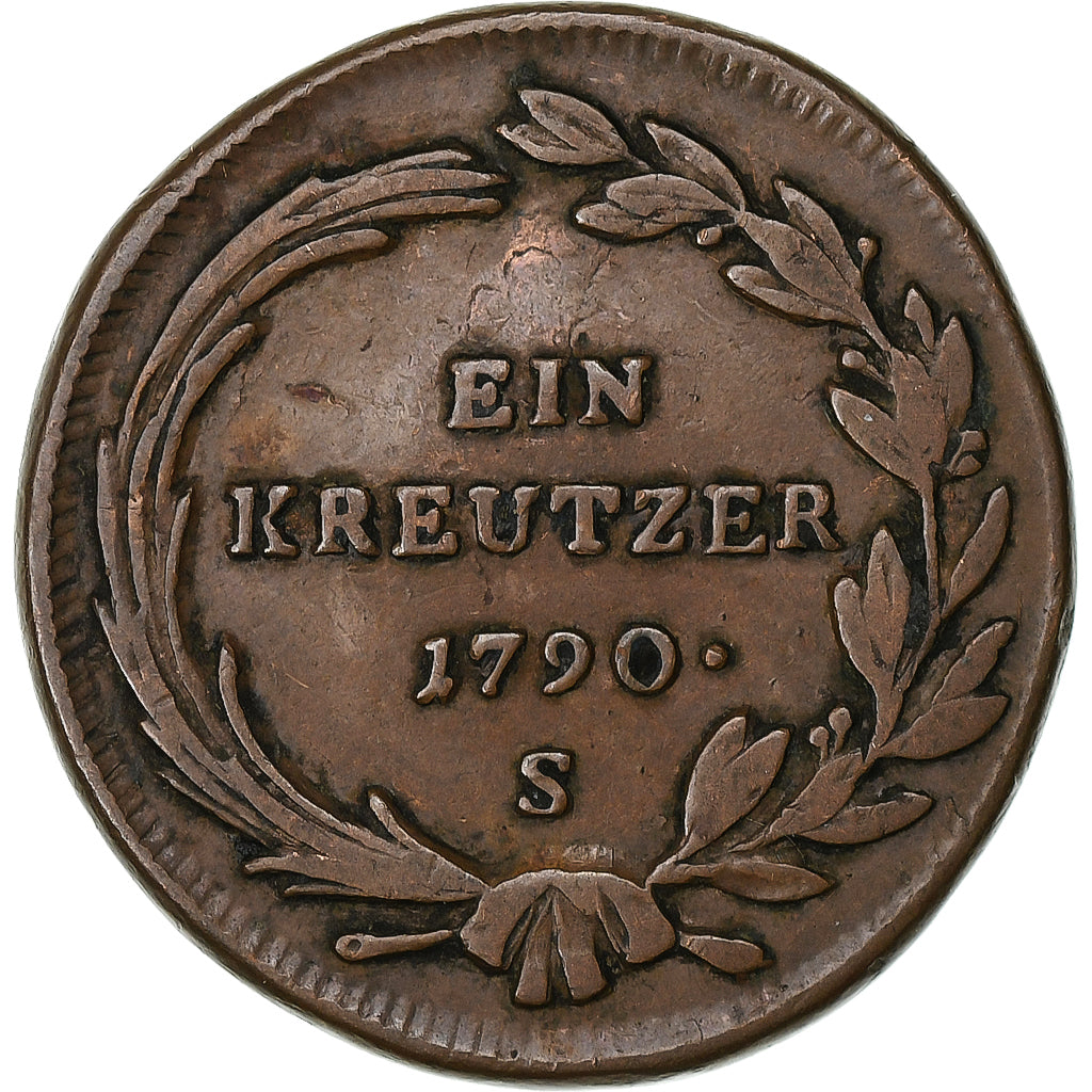 Austria, Joseph II, Kreutzer, 1790, Smolník, Copper, VF(20-25), KM:2056