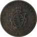 Deutsch Staaten, SAXONY-ALBERTINE, John I, 5 Pfennige, 1863, Dresden, Kupfer