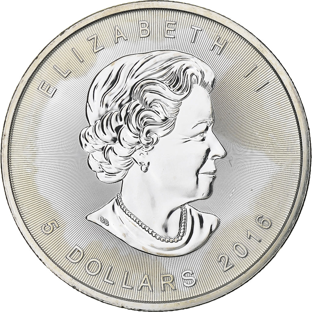 Canada, 5 Dollars, 2016, Royal Canadian Mint, Silver, MS(63), KM:1601