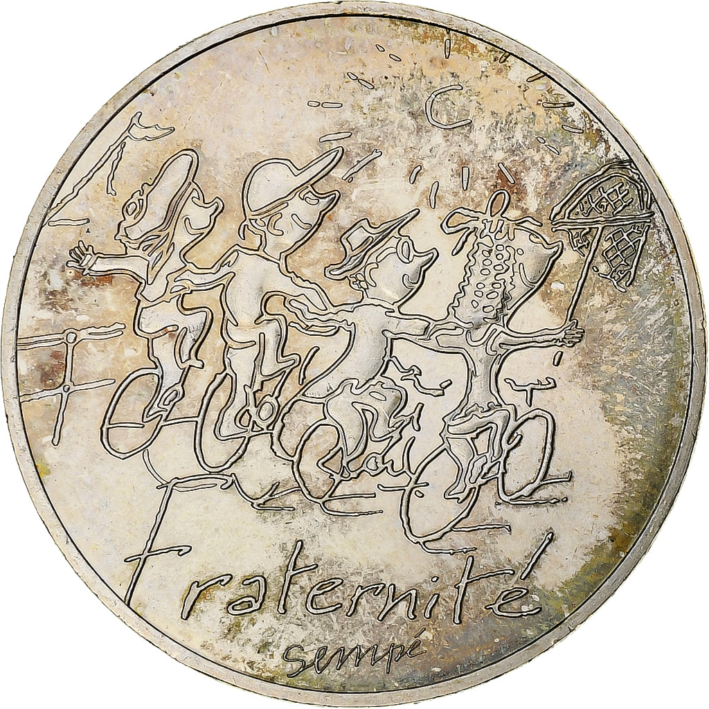Frankrijk, 10 Euro, Sempé - Été - Fraternité, 2014, Pessac, Billon, PR