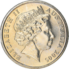 Coin, Australia, Elizabeth II, 5 Cents, 2005, Royal Australian Mint, MS(63)