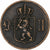 Norvegia, Oscar II, 5 Öre, 1875, Bronzo, MB+, KM:349