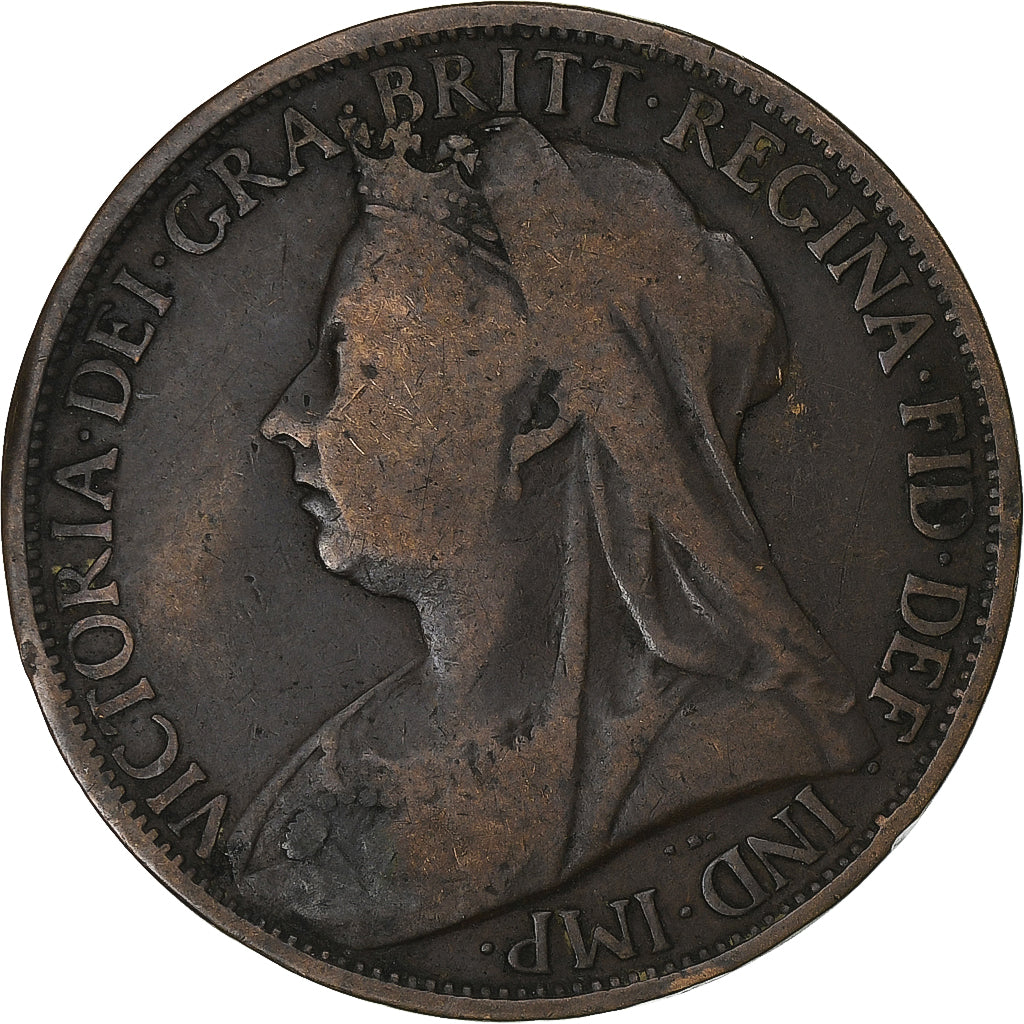 Verenigd Koninkrijk, Victoria, Penny, 1896, London, Bronzen, FR, KM:790