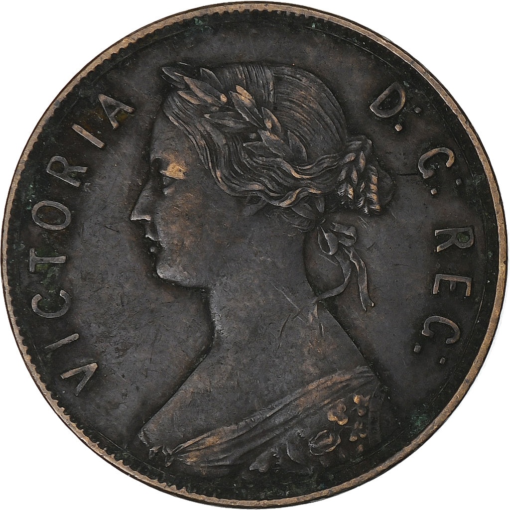 Terranova, Victoria, Cent, 1865, London, Bronzo, BB, KM:1